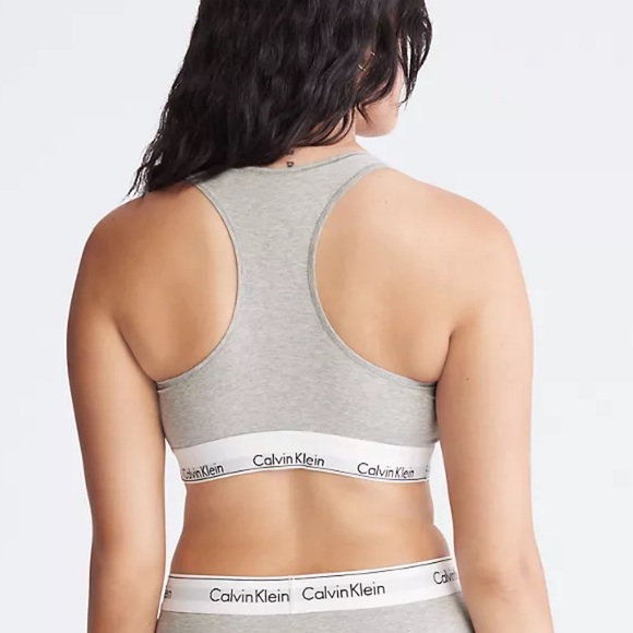 Modern Cotton Unlined Bralette - Picture 2 of 6